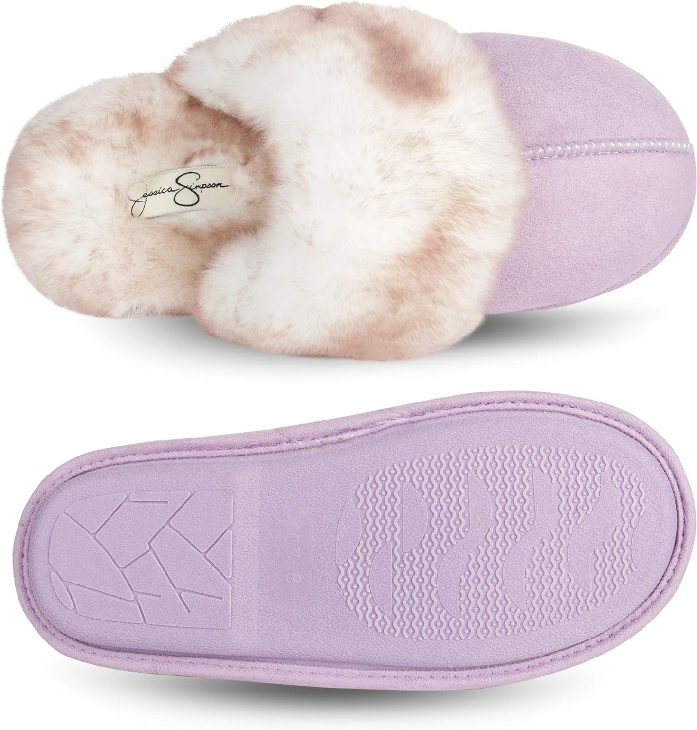 Women'S Comfy Faux Fur House Slipper Slip-On Scuff Memory Foam Soft Plush Lining
