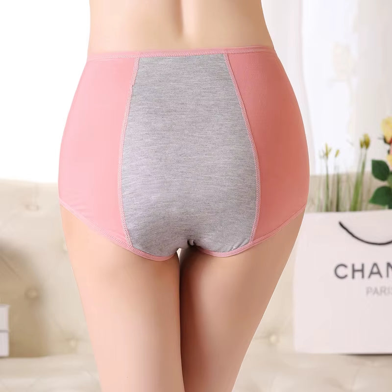 Large Size 4XL High Waist Period Panties for 110Kg Women Briefs Cotton Menstrual Panties Leak Proof plus Size Underwear
