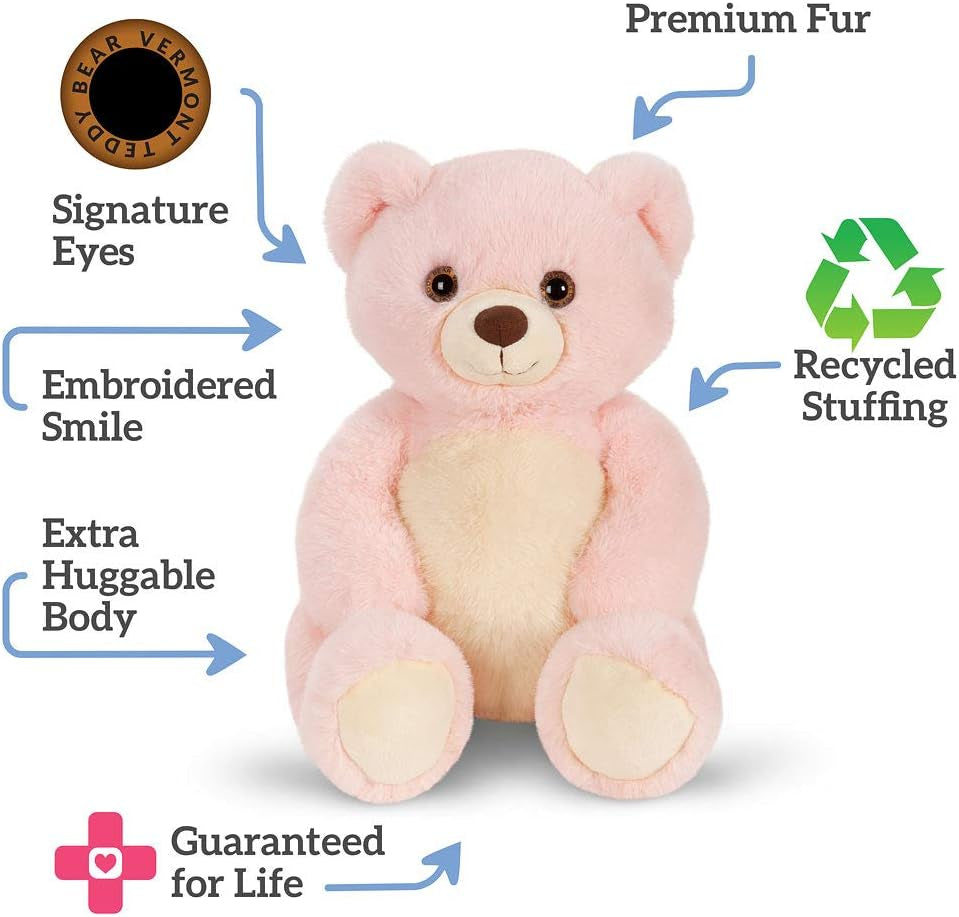 Pink Cuddle Chunk, 15 Inch Stuffed Animal