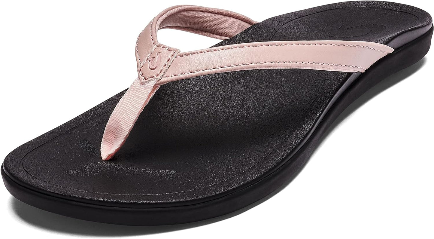 Ho'Opio Women'S Beach Sandals, Quick-Dry Flip-Flop Slides, Clean & Minimal Aesthetic, Water Resistant & Enhanced Traction, All-Day Comfort