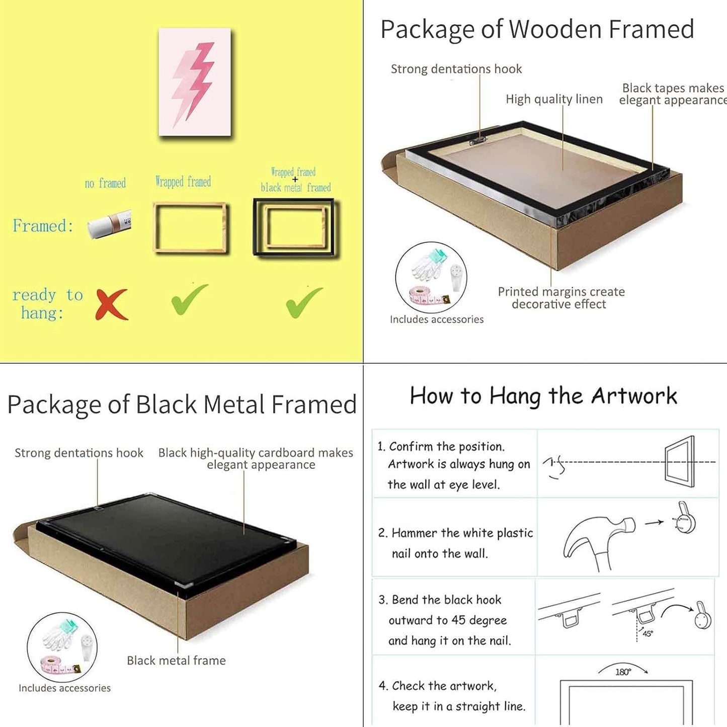 Pink Lightning Posters Pink Lightning Duo,Pink Aesthetic Room Decor Light Pink Wall Decor Wall Room Decoration-16X24Inch(40X60Cm)-Wooden Framed