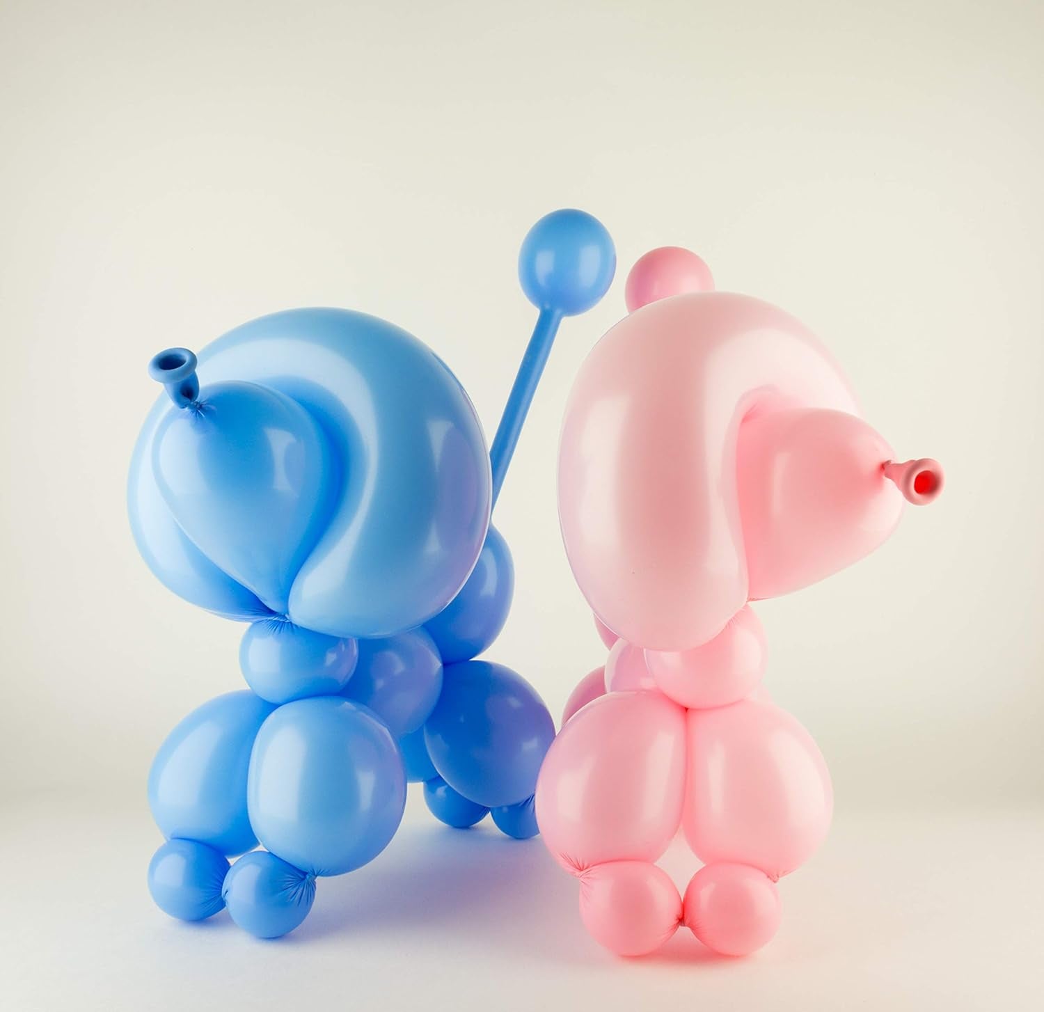 Long Light Pink Balloons - Animal Balloons - Pink 260 Balloons - 260Q Balloons, Pink Long Balloons for Balloon Animals - Long Skinny Balloons Pink - 200 Pack Long Pink Balloons